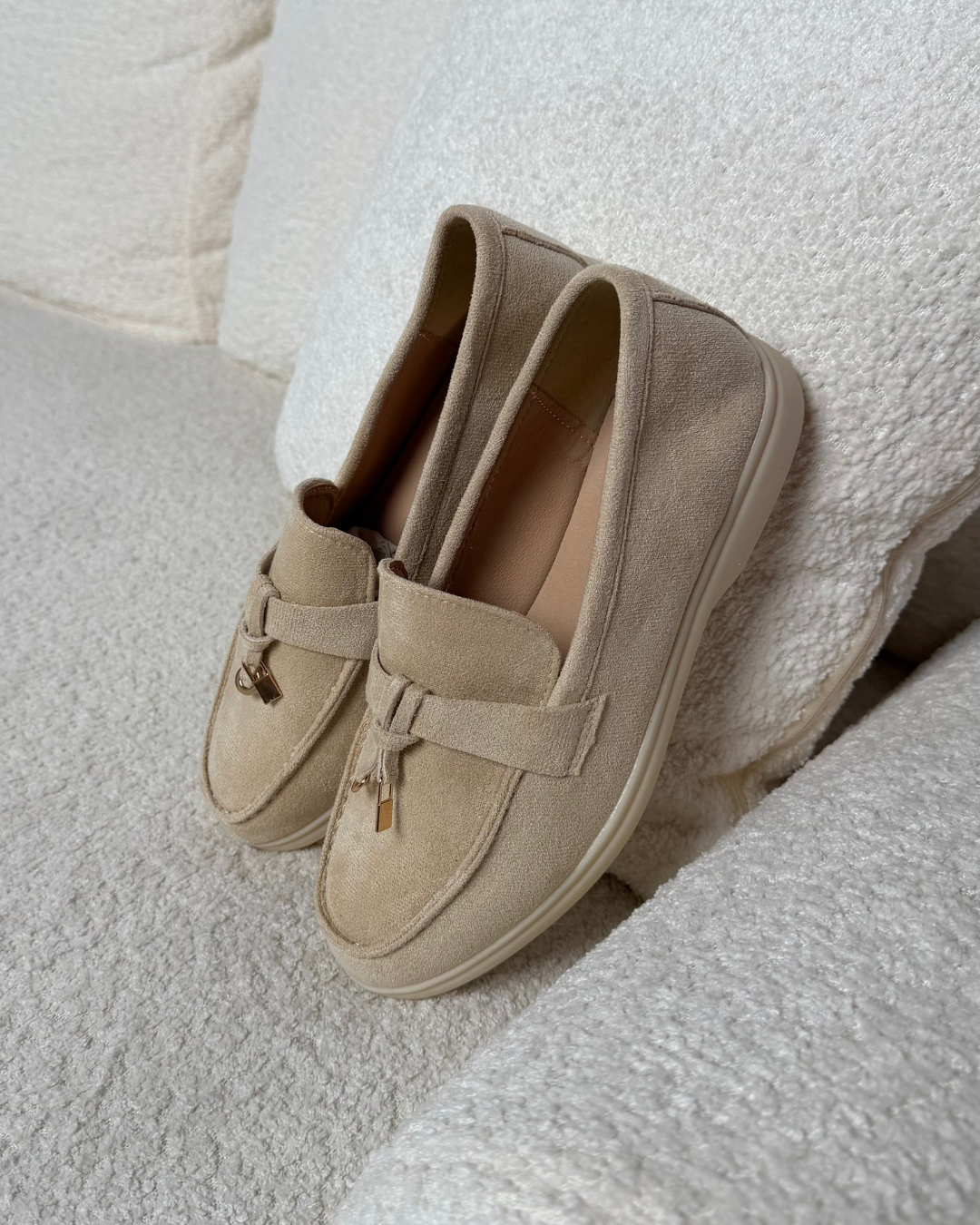 Mocasines Walkers Beige