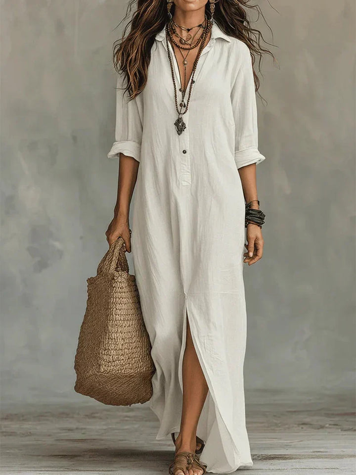ALBA | Vestido maxi elegante con silueta favorecedora