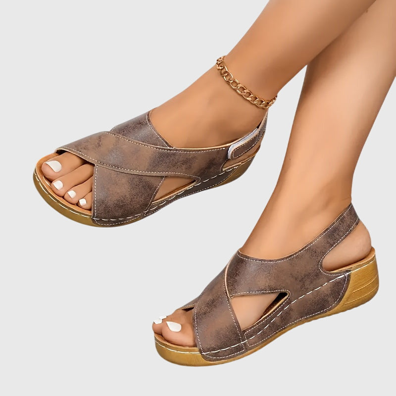 Angelina™ | Sandalias de Ante con Plantilla Confort