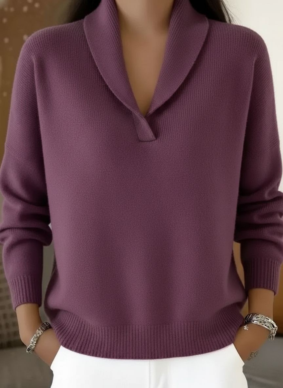 Nella | Jersey cuello en V
