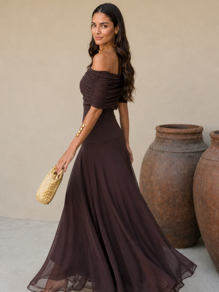 Vestido Toledo en color marrón