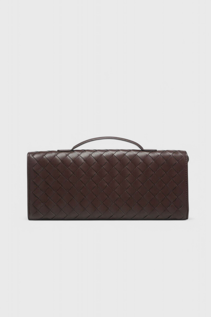 Melanie | Clutch con Detalle de Nudo Dorado