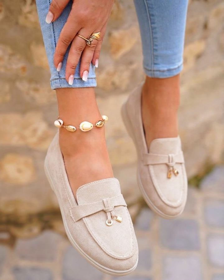 Mocasines Walkers Beige