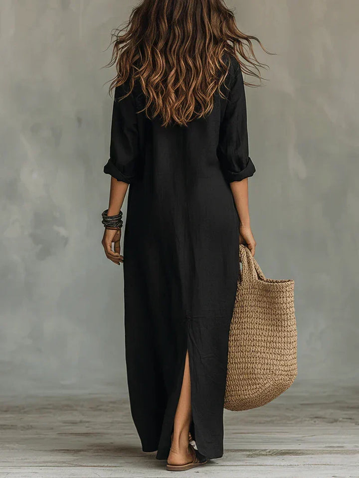 ALBA | Vestido maxi elegante con silueta favorecedora