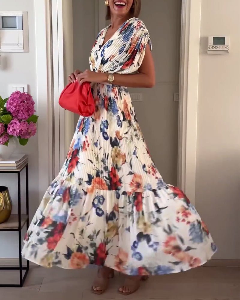Cayetana | Vestido floral elegante que favorece la silueta