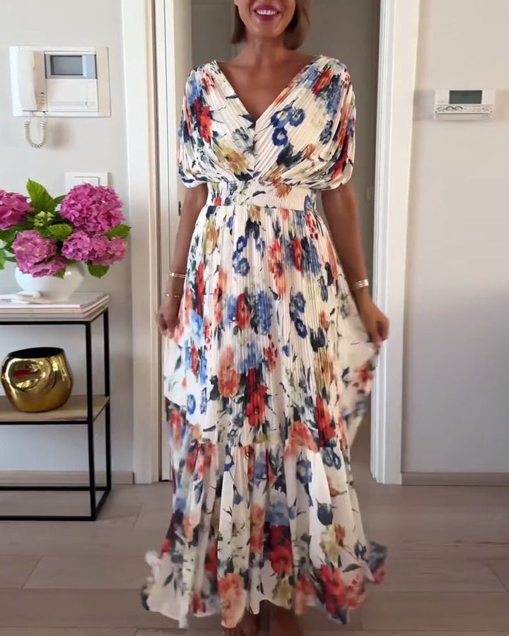 Cayetana | Vestido floral elegante que favorece la silueta