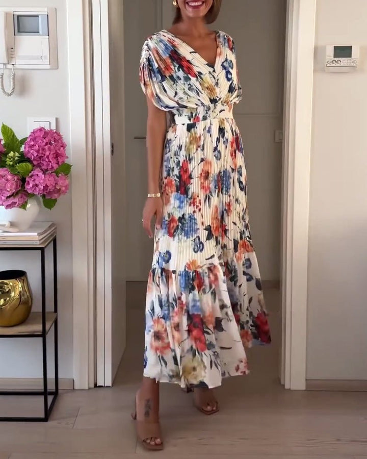Cayetana | Vestido floral elegante que favorece la silueta