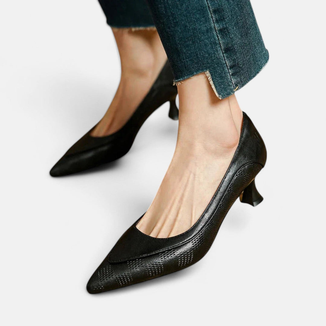Amara | Tacones de Cuero