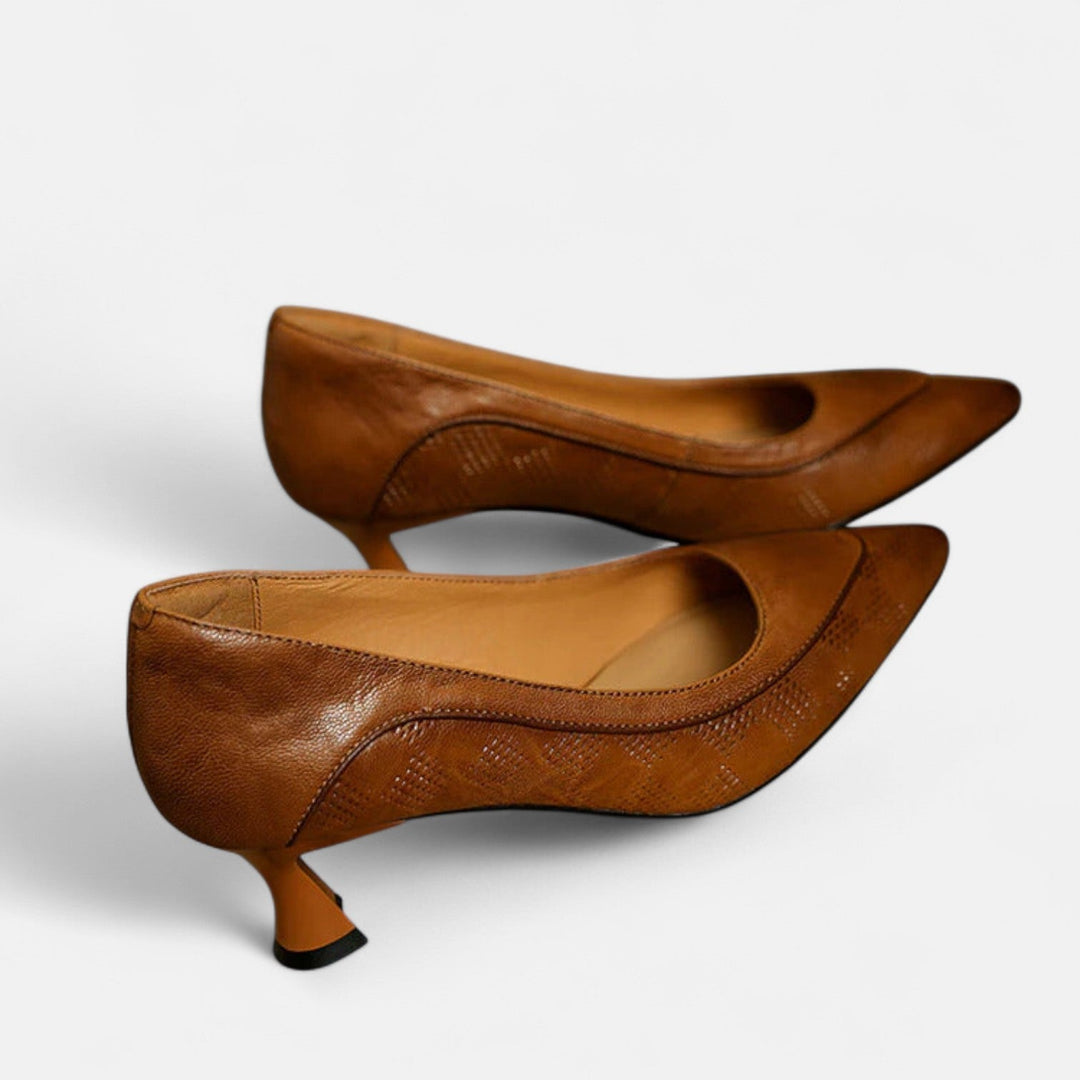 Amara | Tacones de Cuero