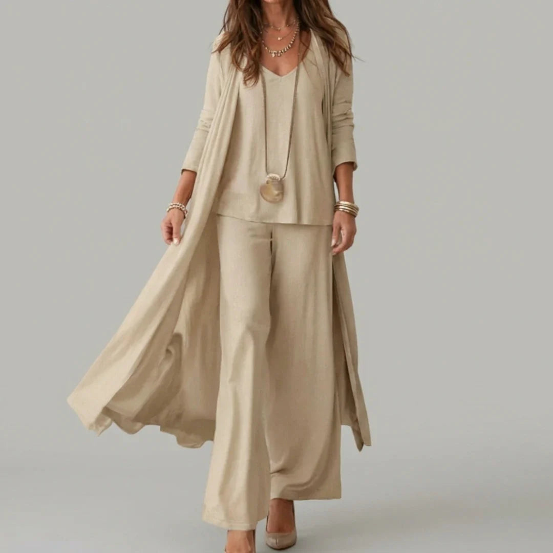 RAQUEL | Conjunto Elegante de 3 Piezas – Estilo Sofisticado para Cada Ocasión