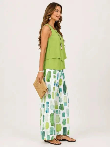 Conjunto Verde Fresco de Verano