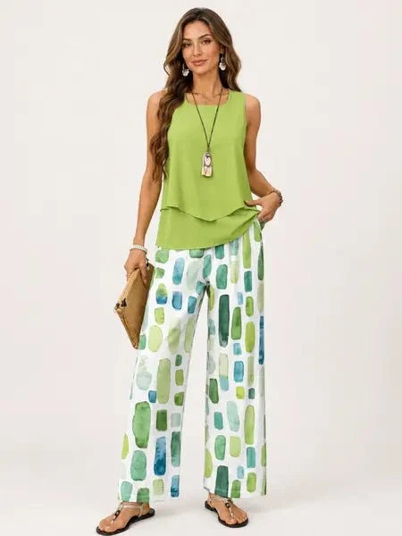 Conjunto Verde Fresco de Verano