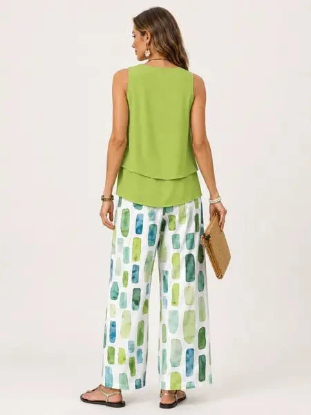 Conjunto Verde Fresco de Verano
