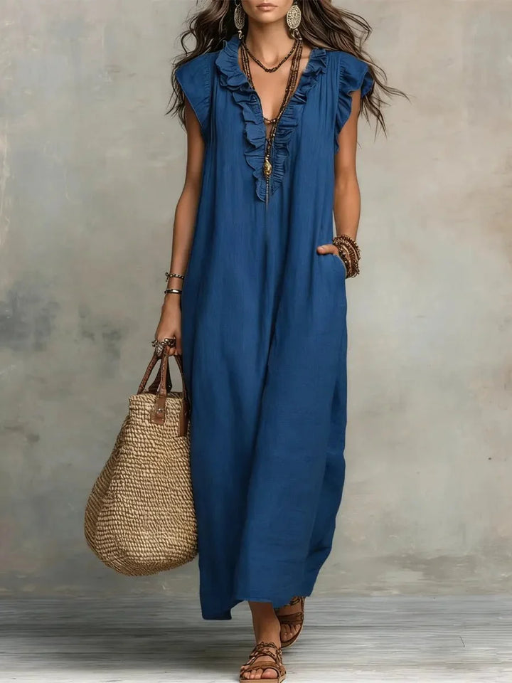 Elia | Vestido Holgado y Fresco para el Día a Día
