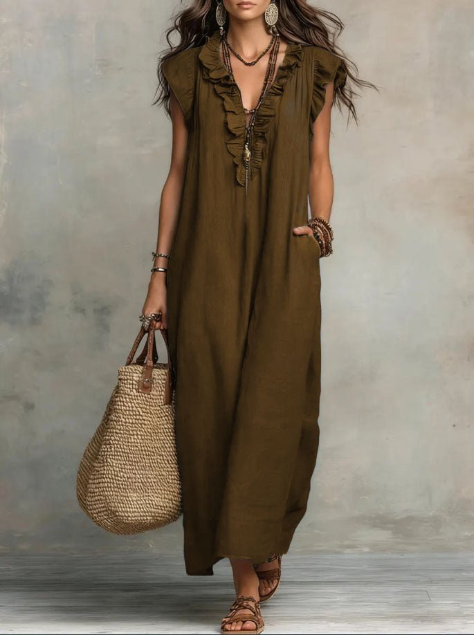 Elia | Vestido Holgado y Fresco para el Día a Día