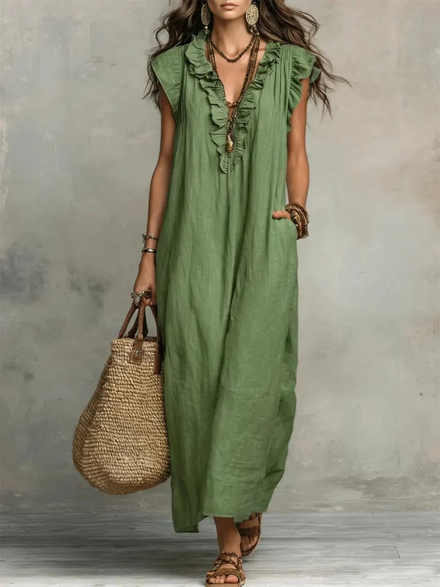 Elia | Vestido Holgado y Fresco para el Día a Día