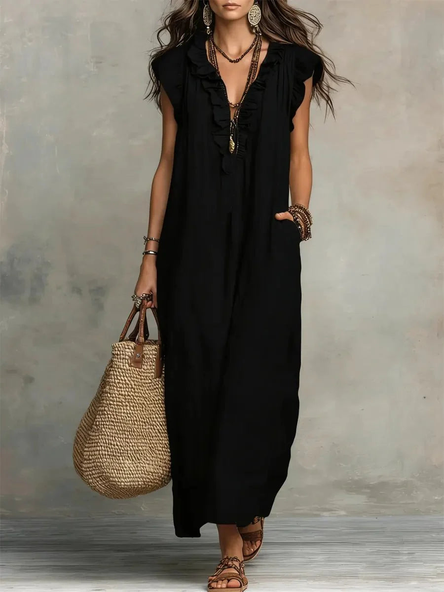 Elia | Vestido Holgado y Fresco para el Día a Día