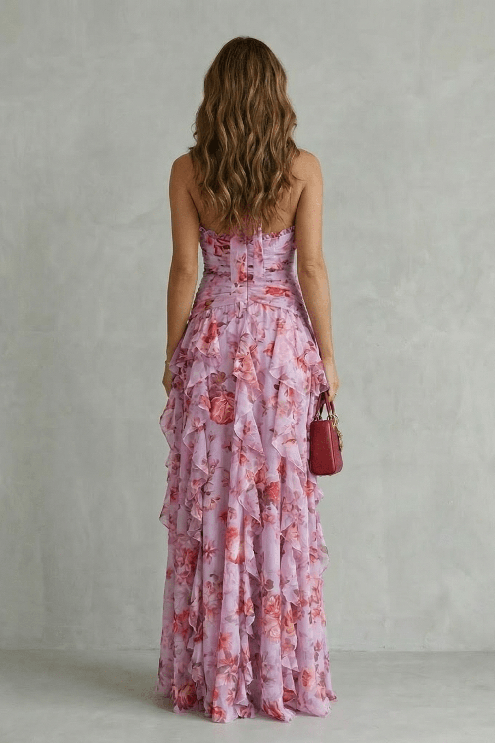 Marina | Vestido largo halter de caída fluida y elegante