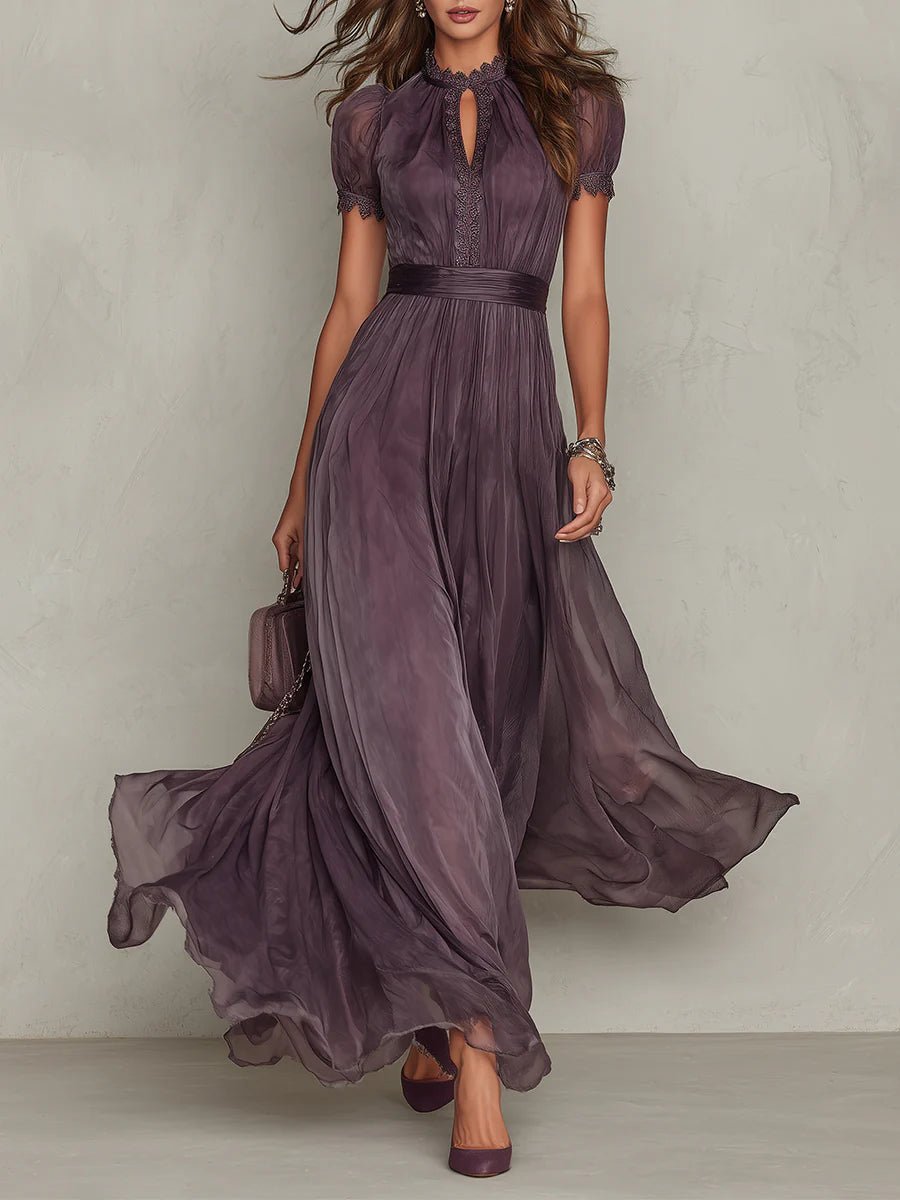 Martina | Vestido elegante de chiffon fluido para un estilo sofisticado