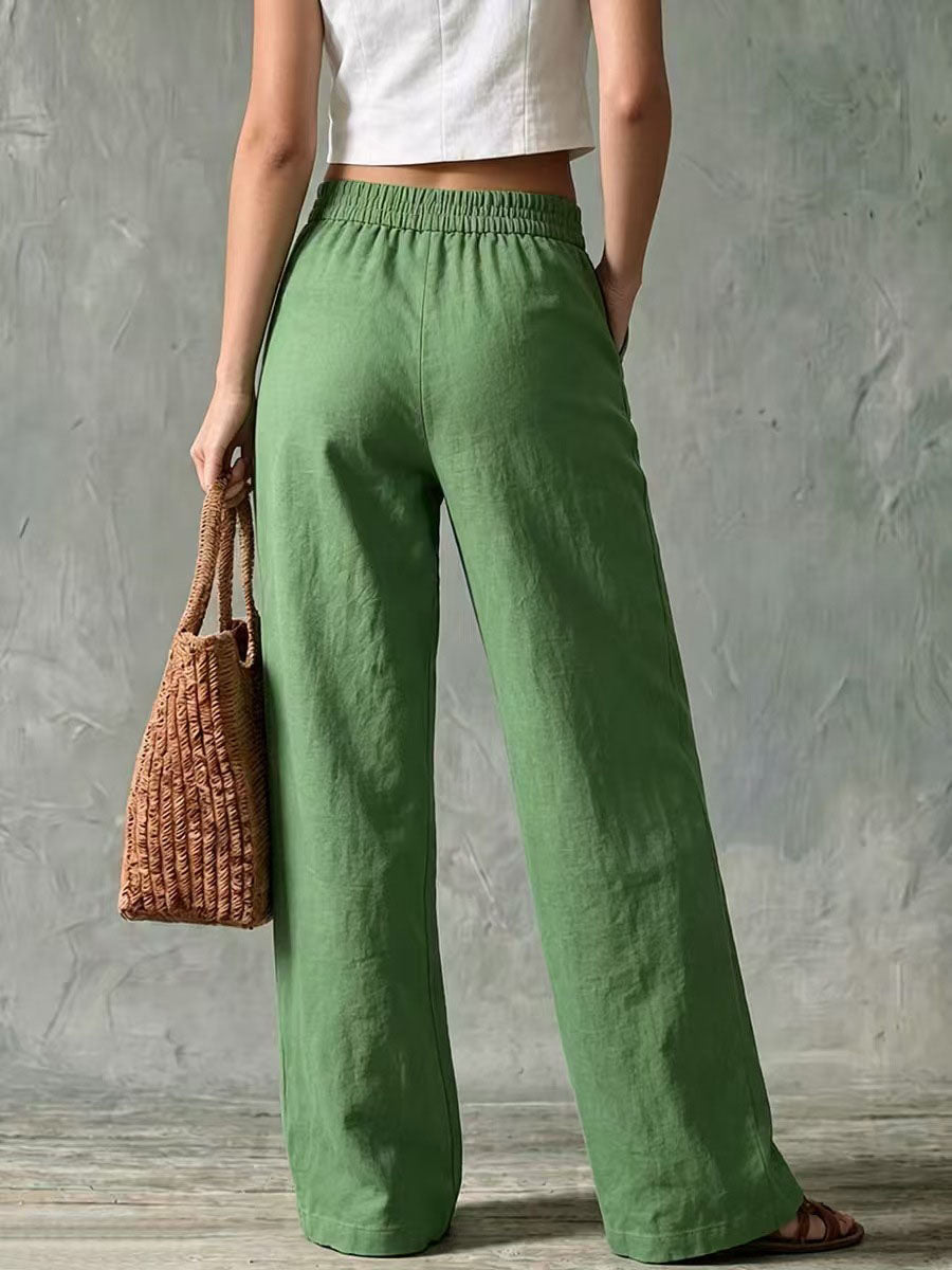 Pantalón de tiro bajo perfecto para el otoño