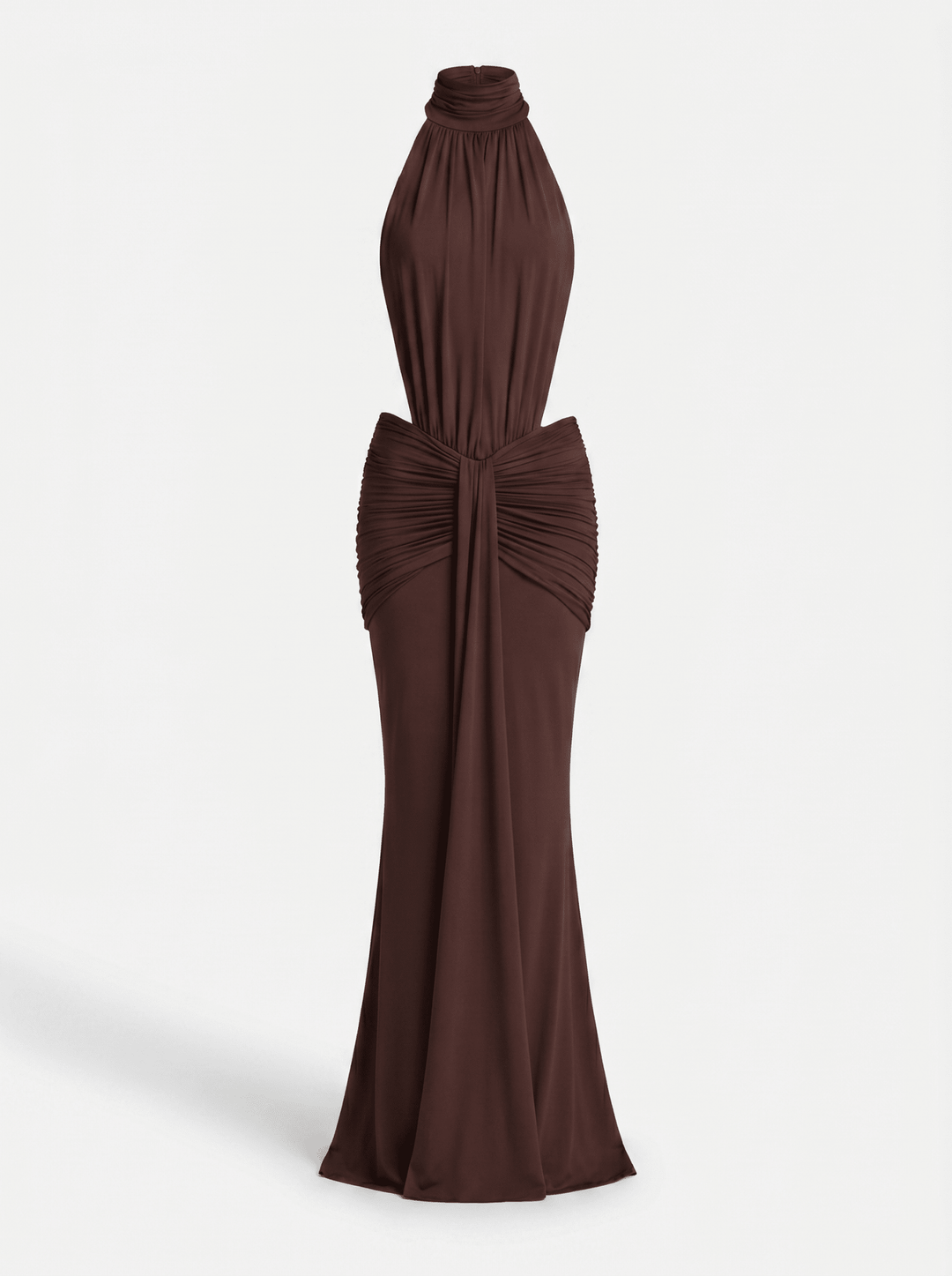 Silvia | Vestido Largo con Escote Halter - Elegancia y Glamour