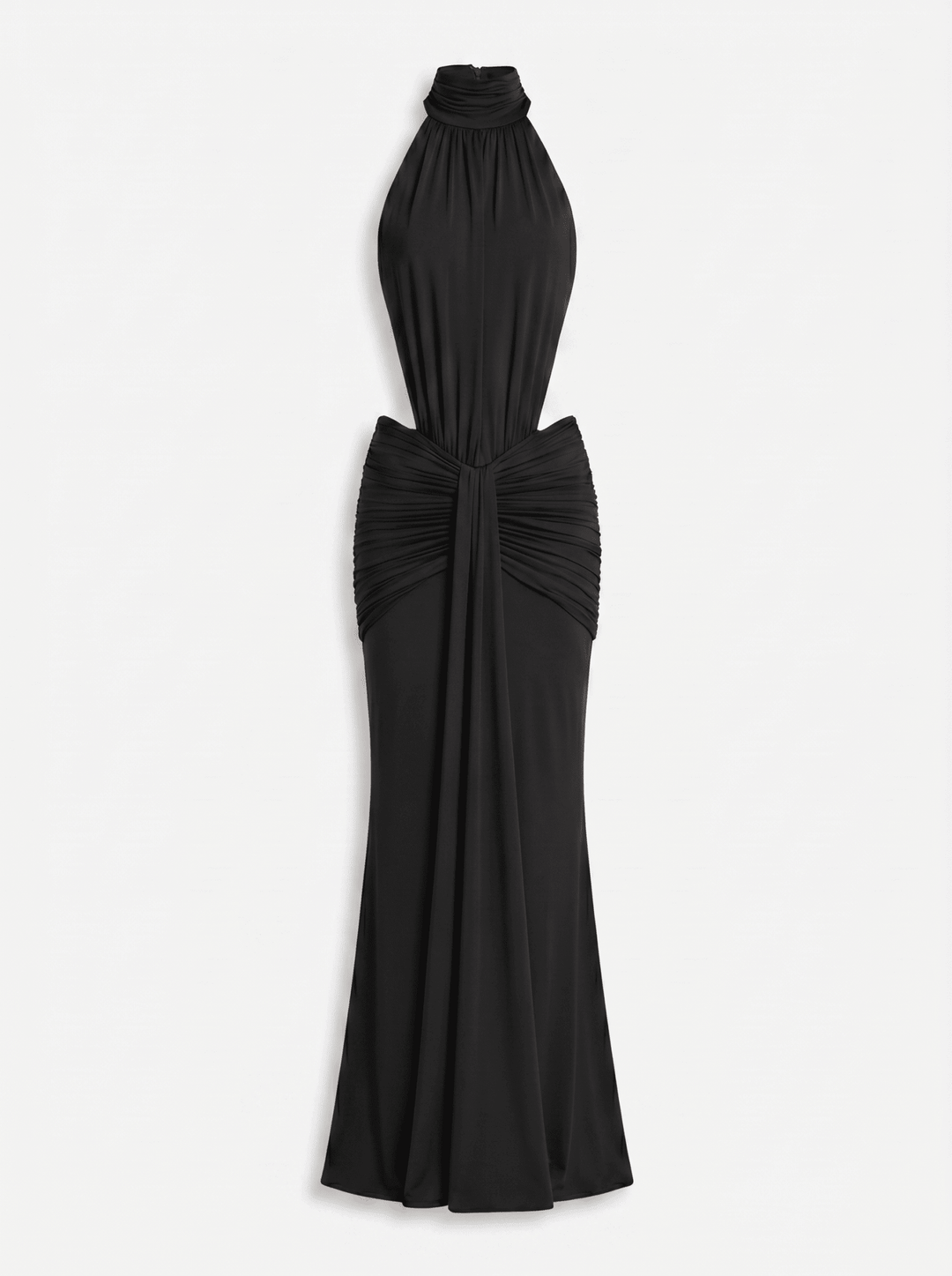 Silvia | Vestido Largo con Escote Halter - Elegancia y Glamour