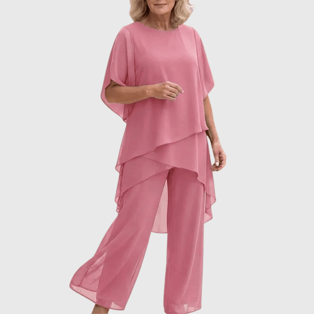 Sofía | Traje Fluido Azul Marino corte Relajado