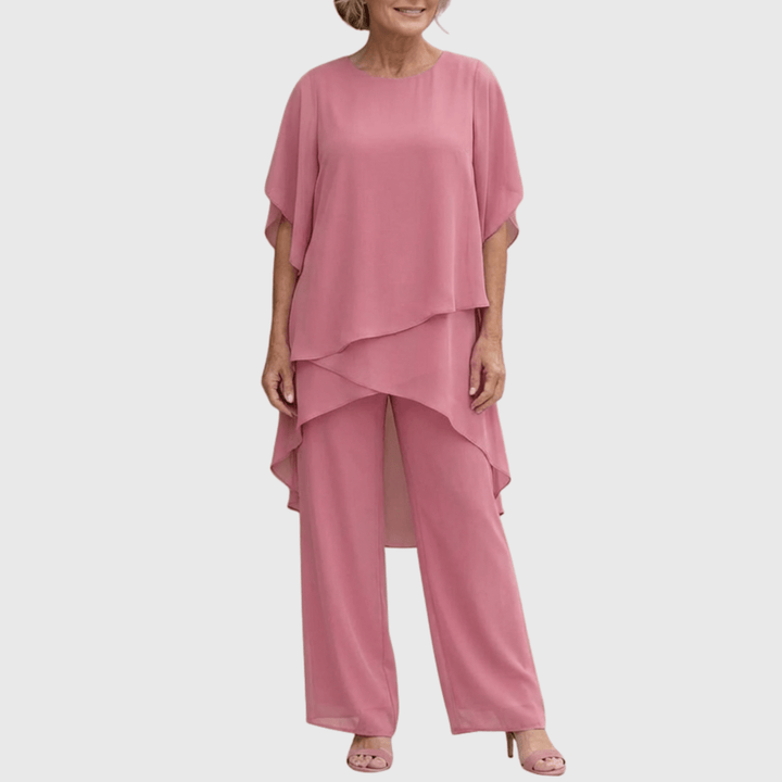 Sofía | Traje Fluido Azul Marino corte Relajado
