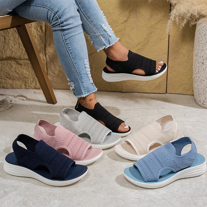 Zina | Sandalias de Plataforma Transpirable
