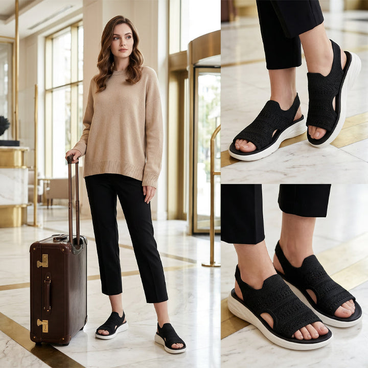 Zina | Sandalias de Plataforma Transpirable