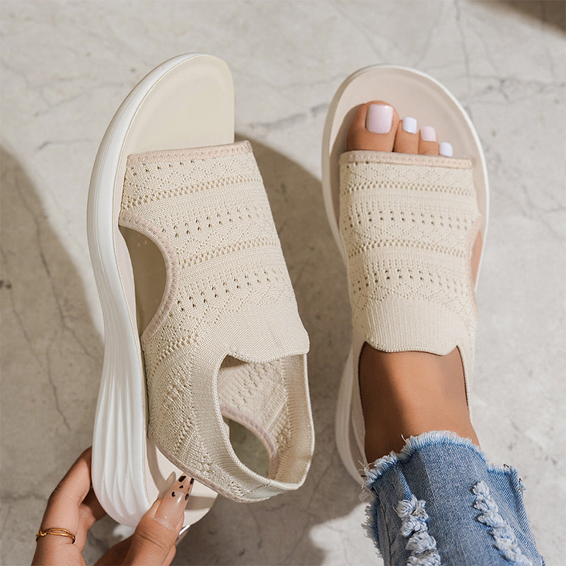 Zina | Sandalias de Plataforma Transpirable