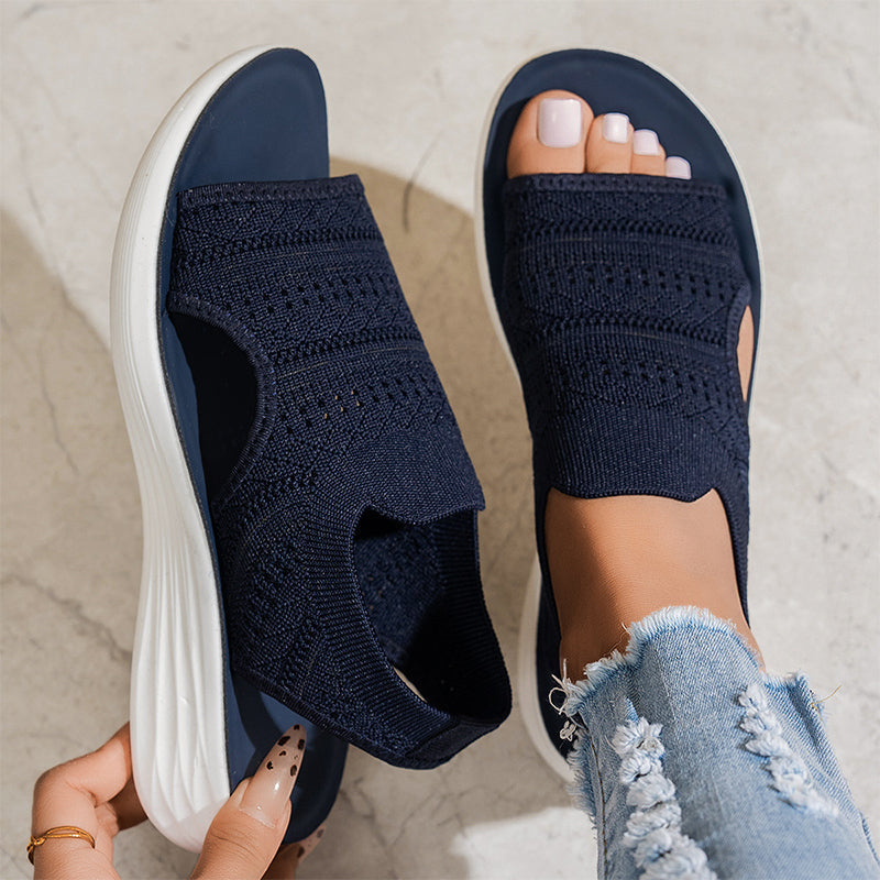 Zina | Sandalias de Plataforma Transpirable