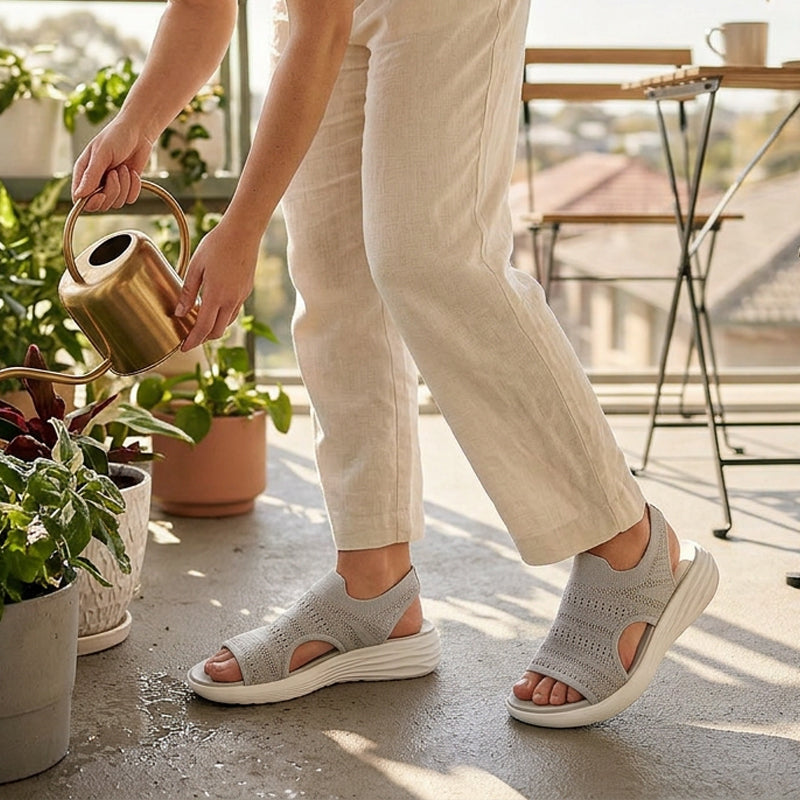 Zina | Sandalias de Plataforma Transpirable