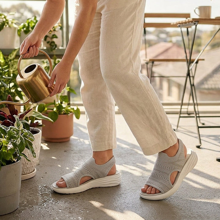 Zina | Sandalias de Plataforma Transpirable