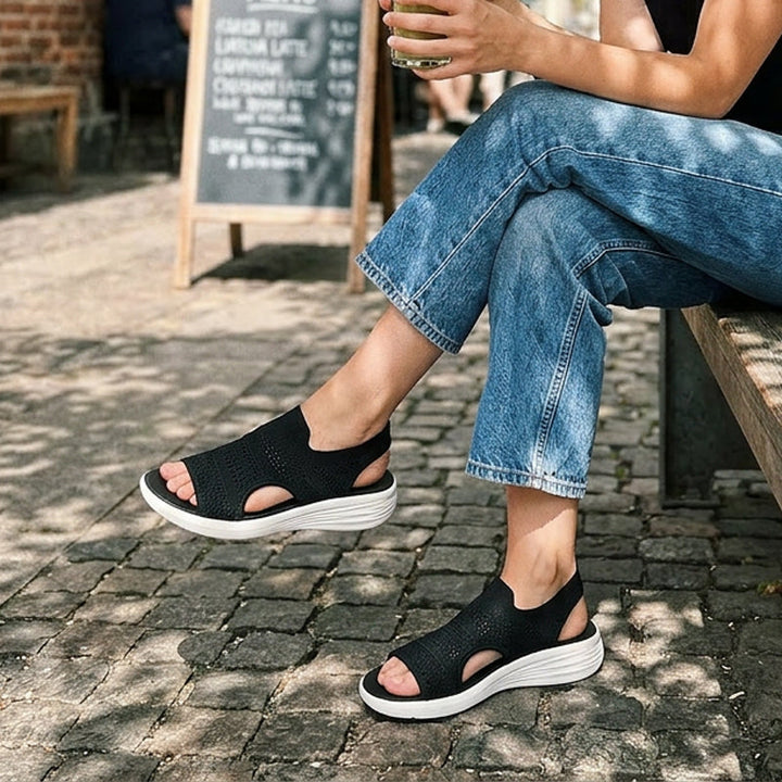 Zina | Sandalias de Plataforma Transpirable